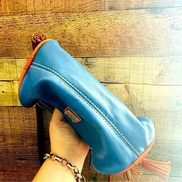 Doooney & BourkeāFlorentineĀ Leather Mini Zip Crossbody With Tassels - Picture 8 of 15